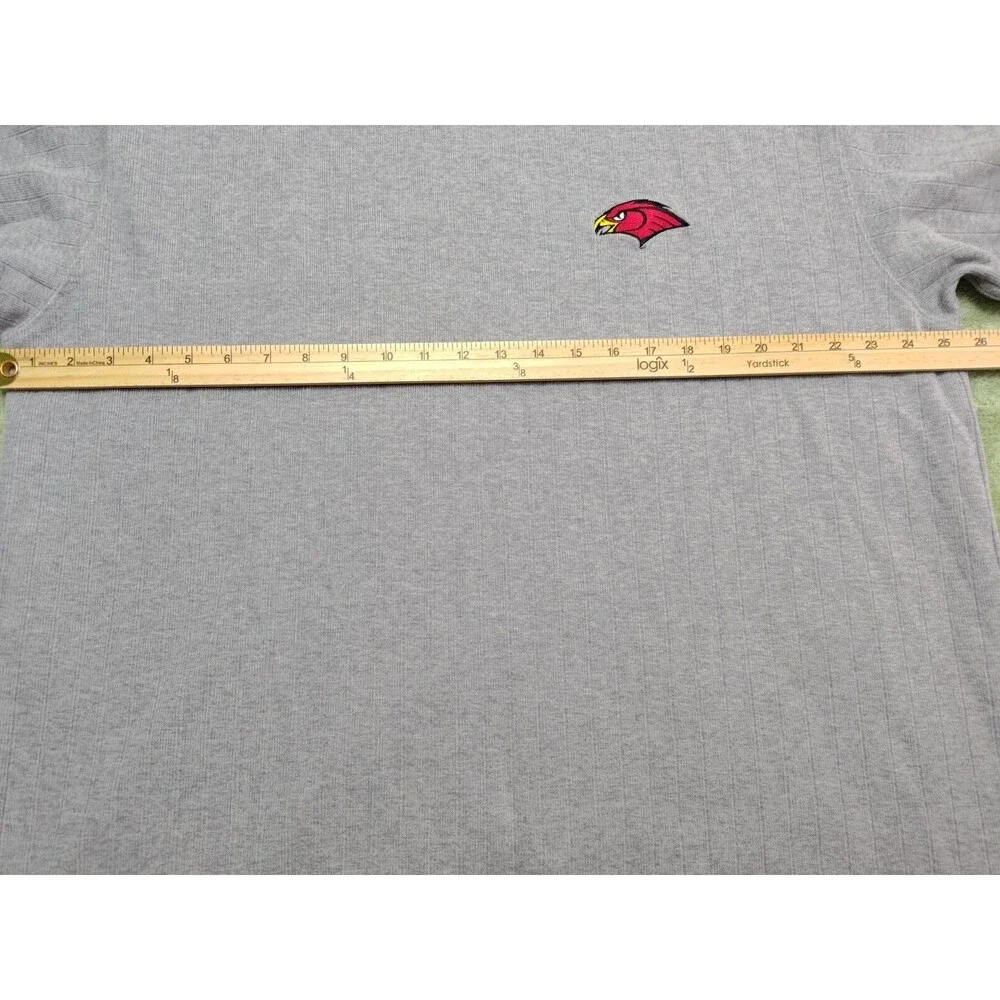 St Louis Cardinals Sweater Mens XL Gray V-Neck Pullover Long Sleeve MLB Football